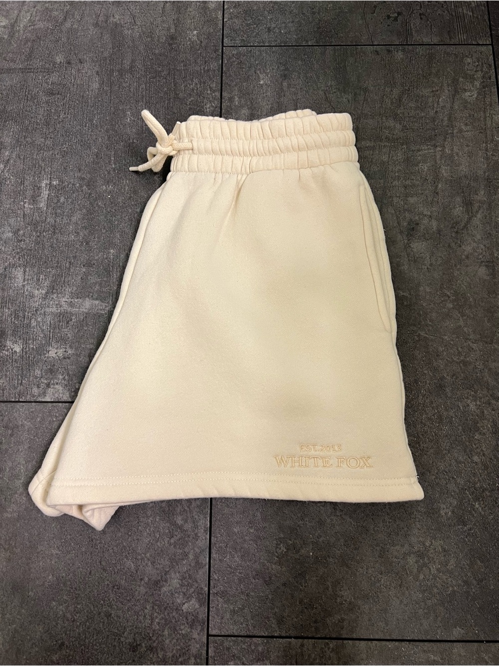 White Fox Comfy Shorts